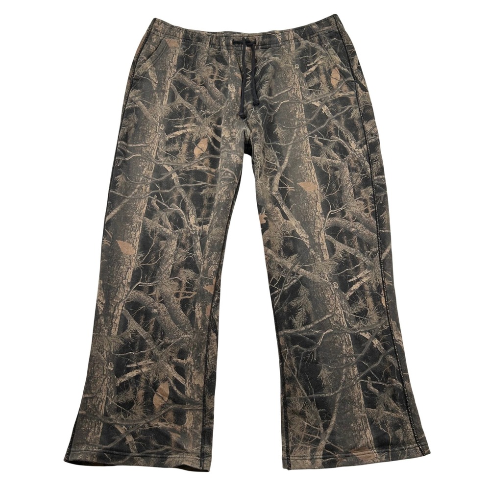 Abercrombie Fitch Sweatpants Mens XXL Camouflage Tree Soft Essentials Baggy